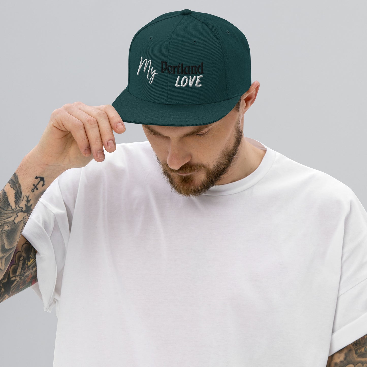 My Portland Love Snapback Hat image 16