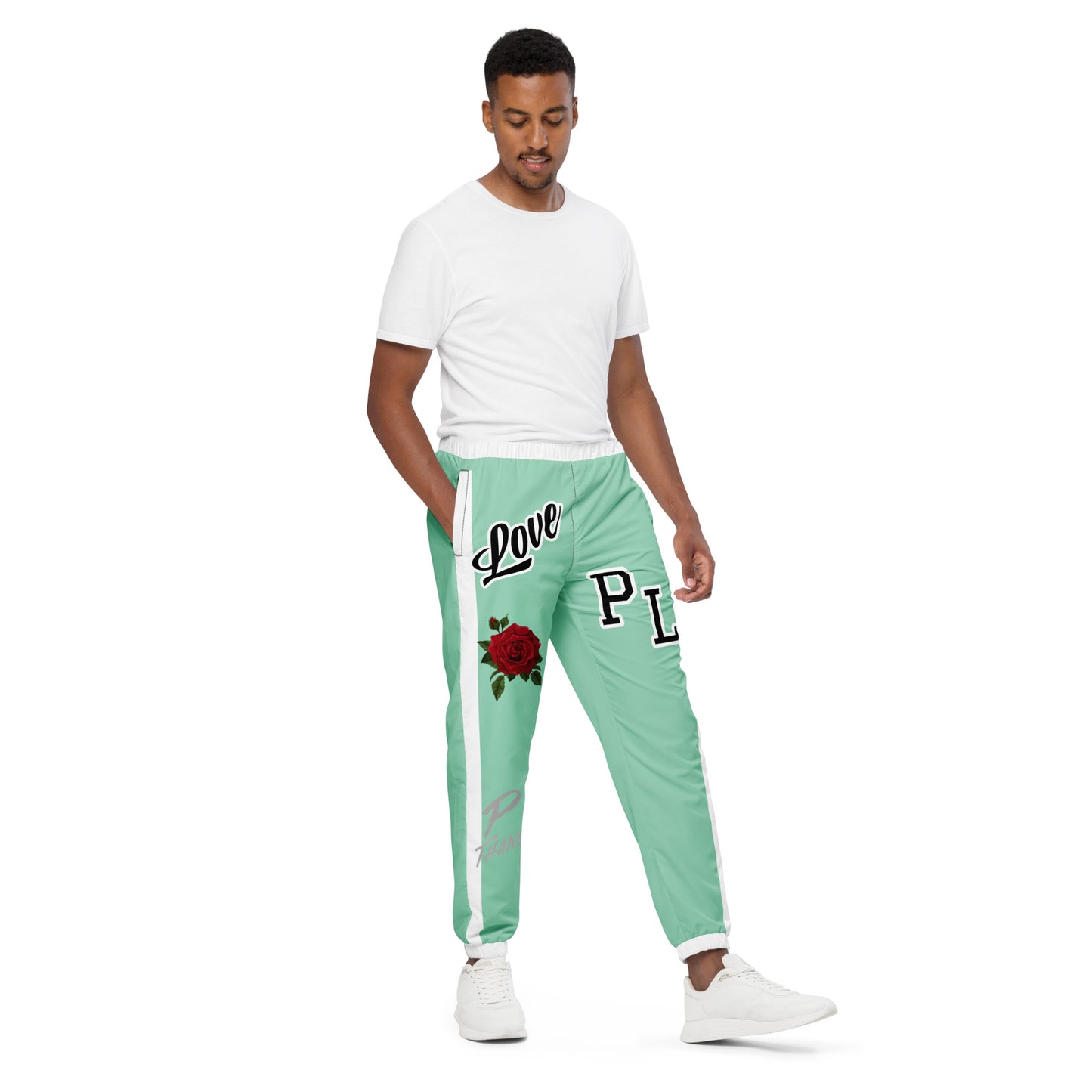 Portland Love Logos Vista Blue Unisex Track Pants image 1