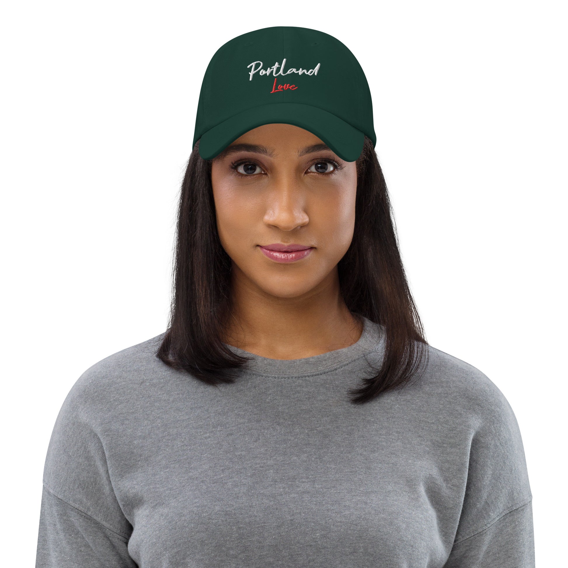 Portland Love Black Marble Dad Hat image 15