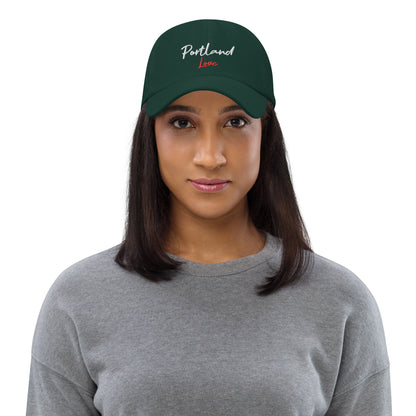 Portland Love Black Marble Dad Hat image 15