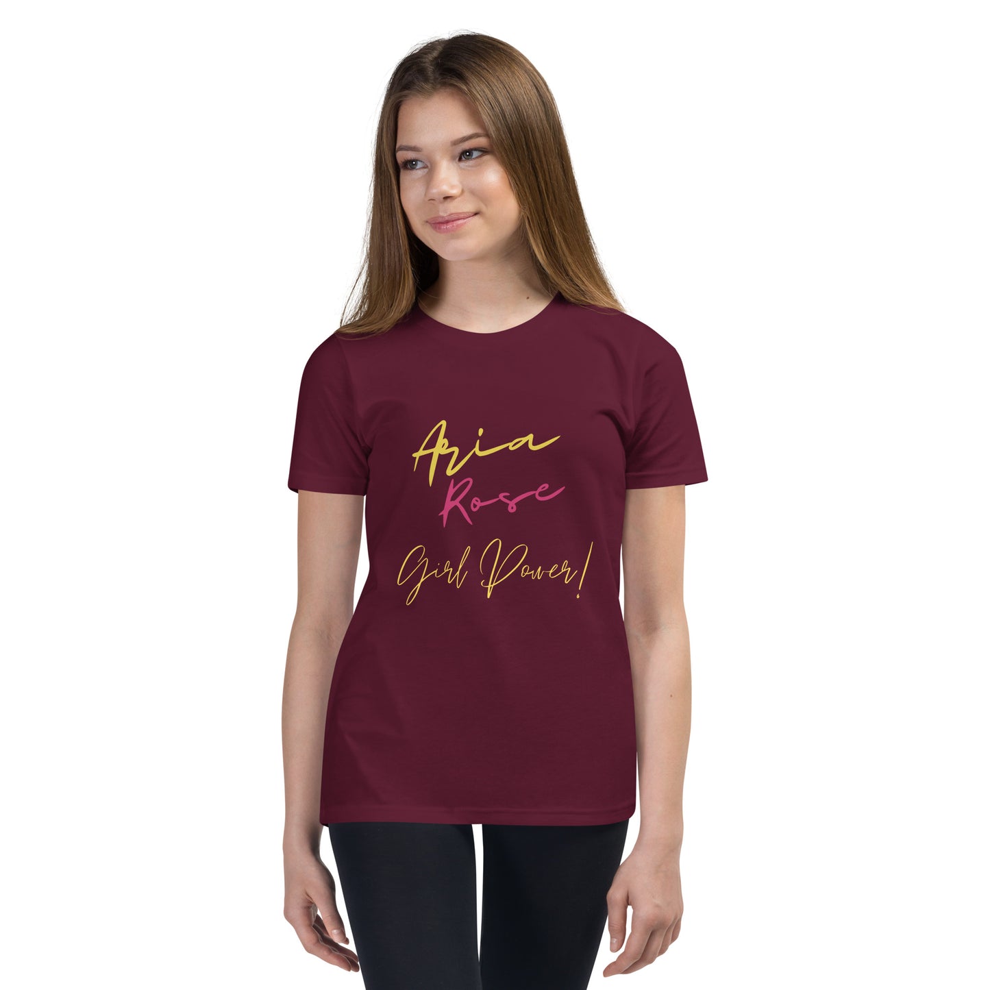 Aria Rose Power Youth Short Sleeve T-Shirt image 3