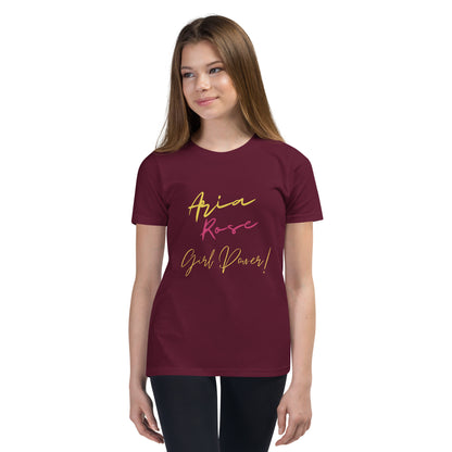 Aria Rose Power Youth Short Sleeve T-Shirt image 3
