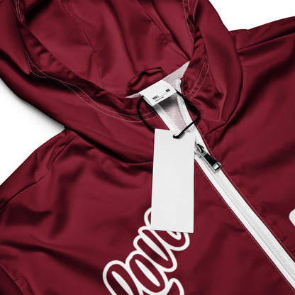 Portland Love Burgundy Logo Men’s Windbreaker image 6