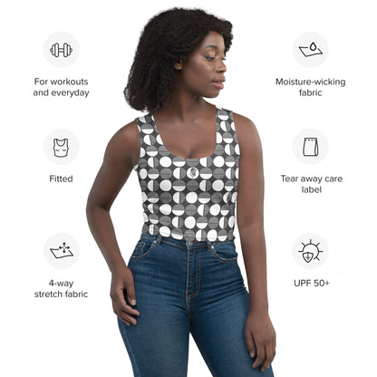 PL Rose Polka Dot Crop Top image 6