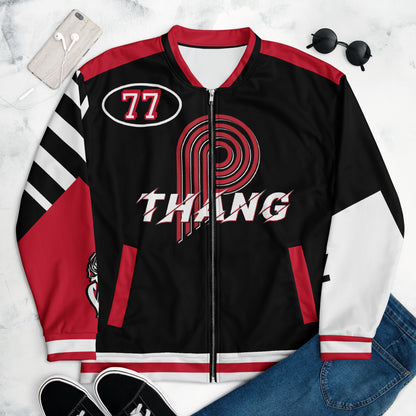 The "P" Unisex Bomber Jacket  image 6