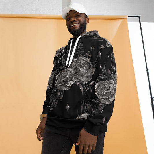 Special Edition Portland Love Black Rose Unisex Hoodie image 0