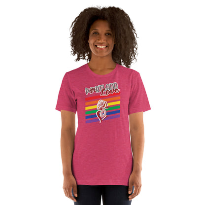 P-Love Rainbow Short-Sleeve Unisex T-Shirt image 7