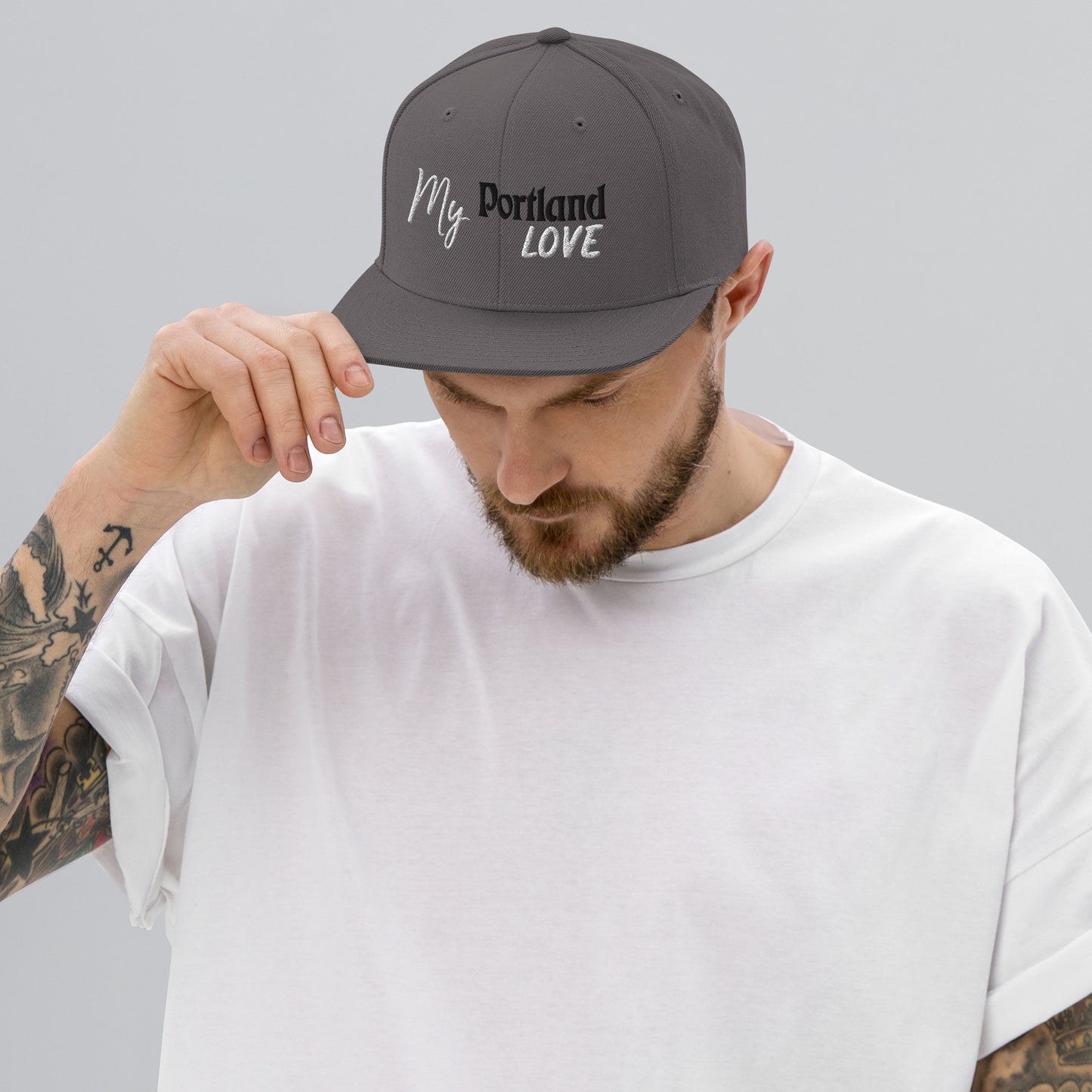 My Portland Love Snapback Hat image 18