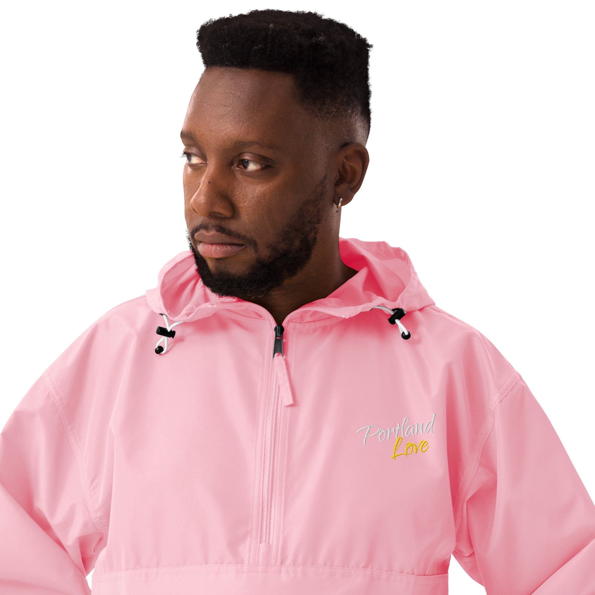 Portland Love (Yellow) Embroidered Champion Packable Jacket image 27