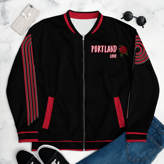 Portland P-Streets Unisex Bomber Jacket image 0