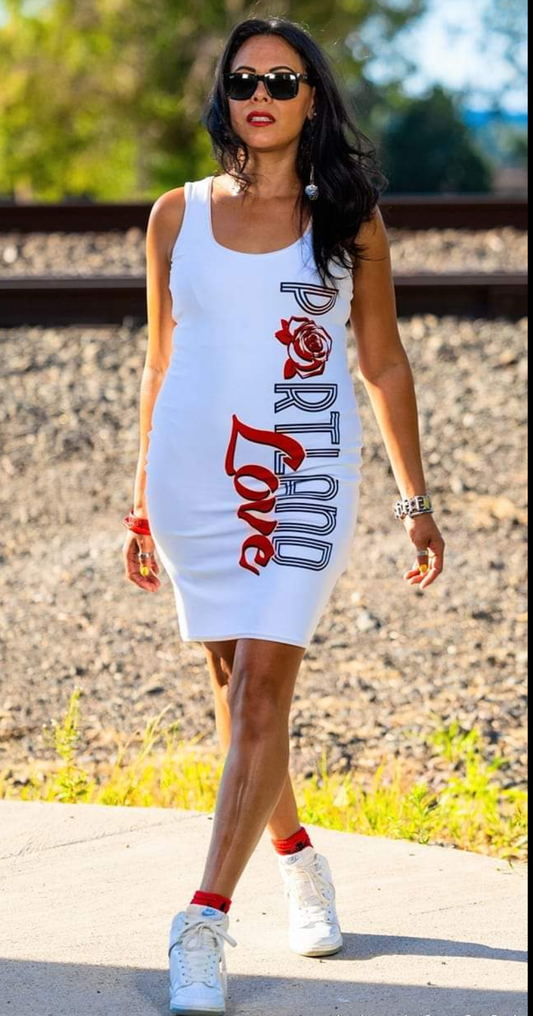 Vertical Portland Love Cut & Sew Dress image 0