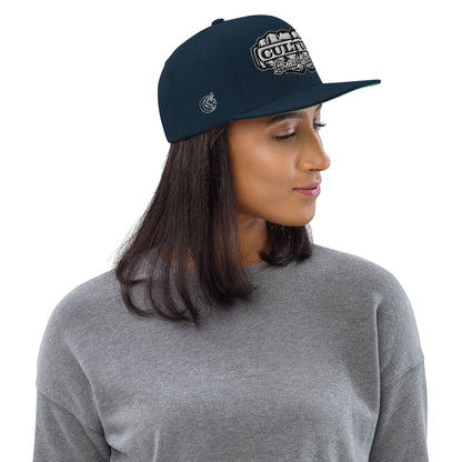 Culture Street Silver Snapback Hat image 4