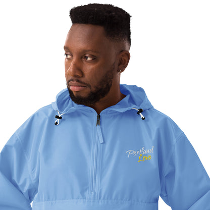 Portland Love (Yellow) Embroidered Champion Packable Jacket image 23