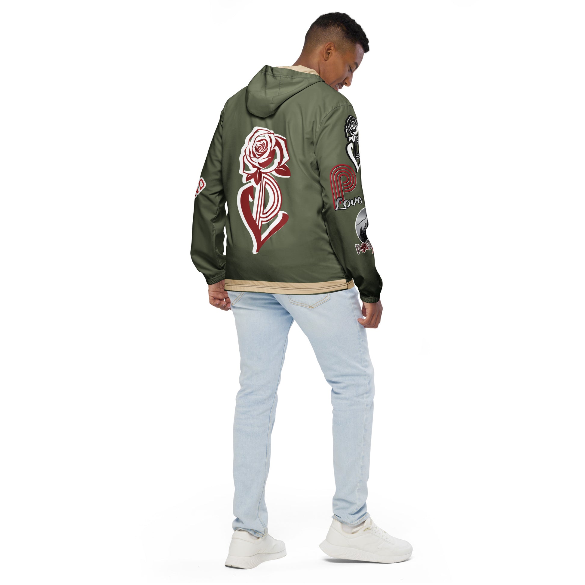 Portland Love Finch Logo Men’s Windbreaker image 8