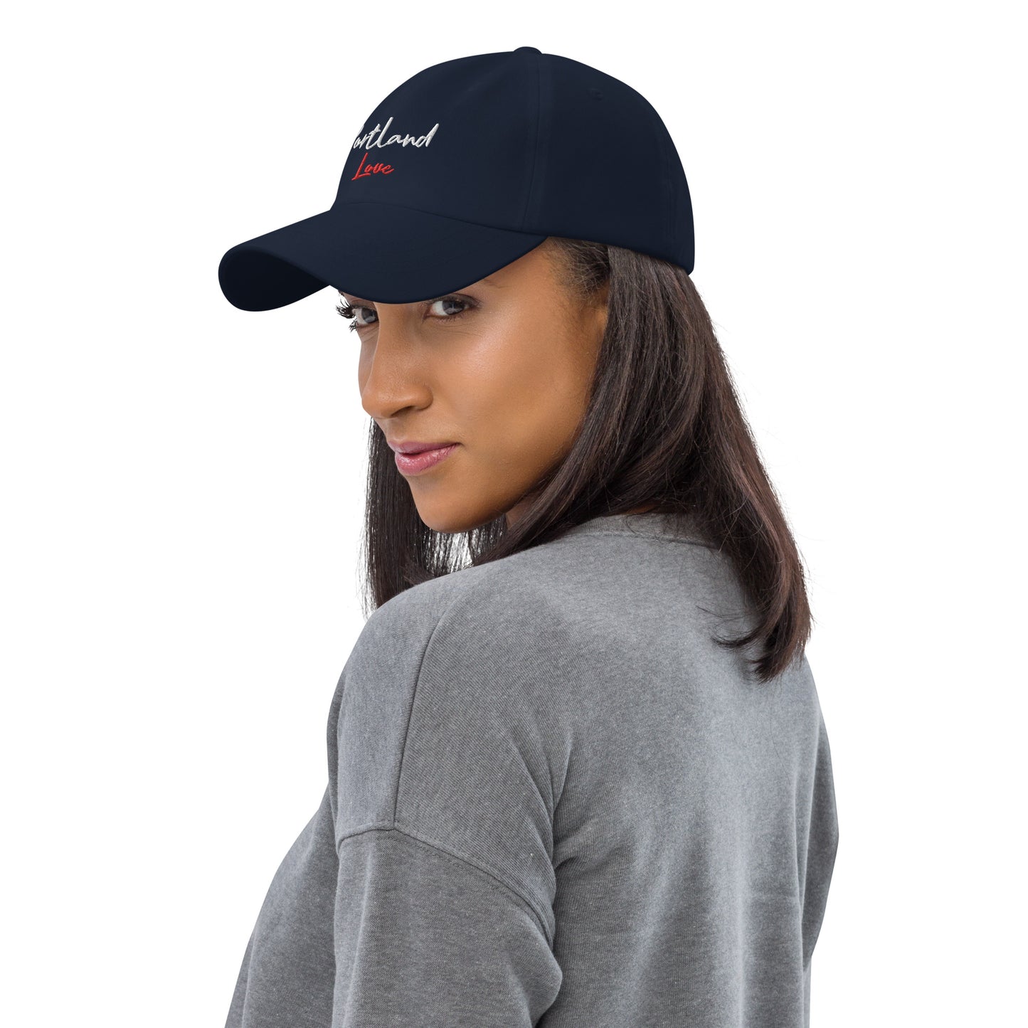 Portland Love Black Marble Dad Hat image 14