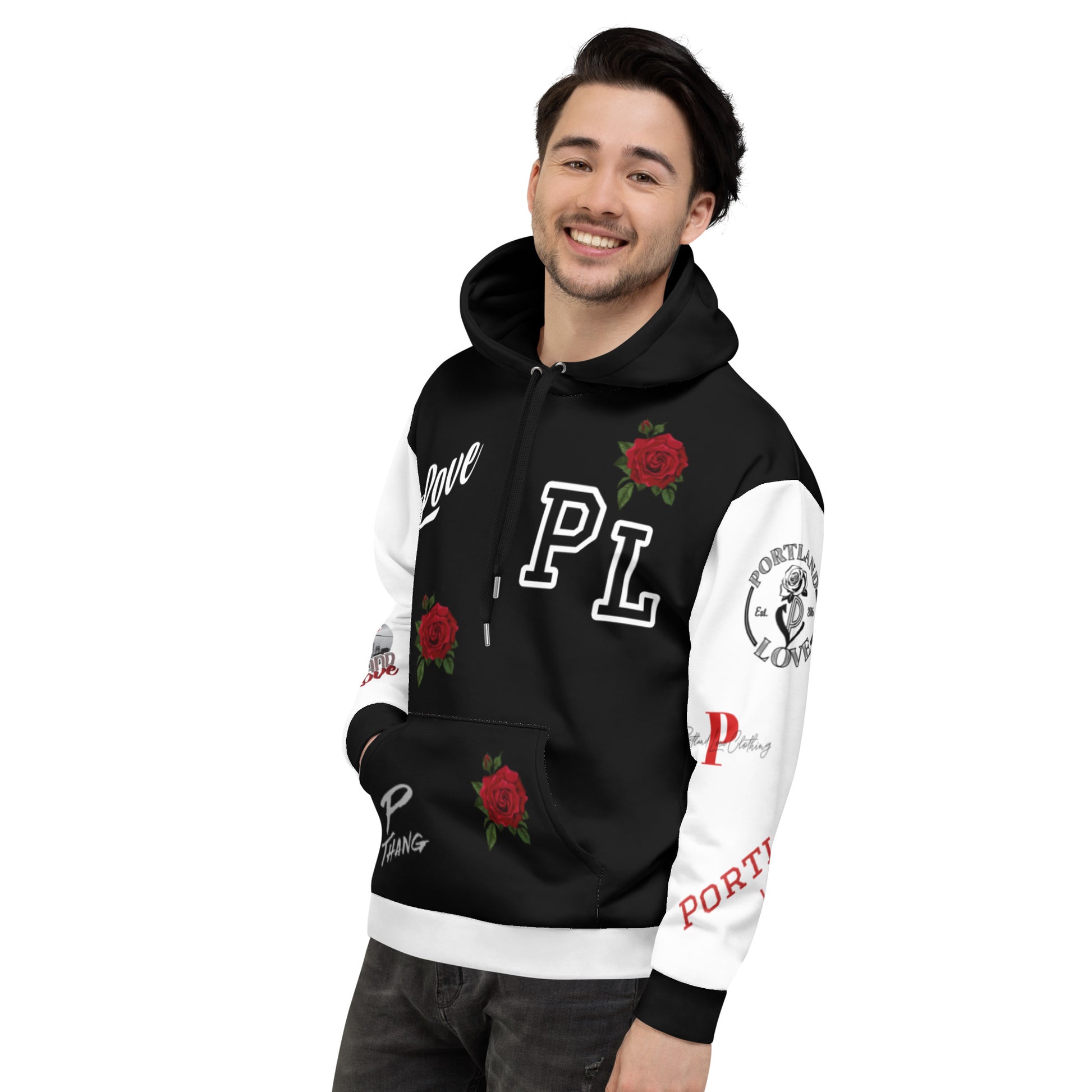 Portland Love Logo Unisex Hoodie image 3
