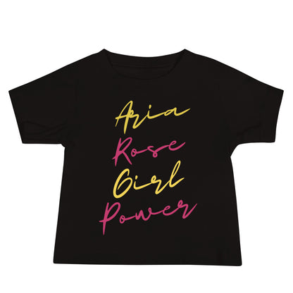 Aria Rose Girl Power Baby Jersey Short Sleeve Tee image 0