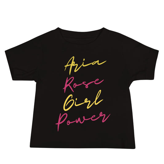 Aria Rose Girl Power Baby Jersey Short Sleeve Tee image 0