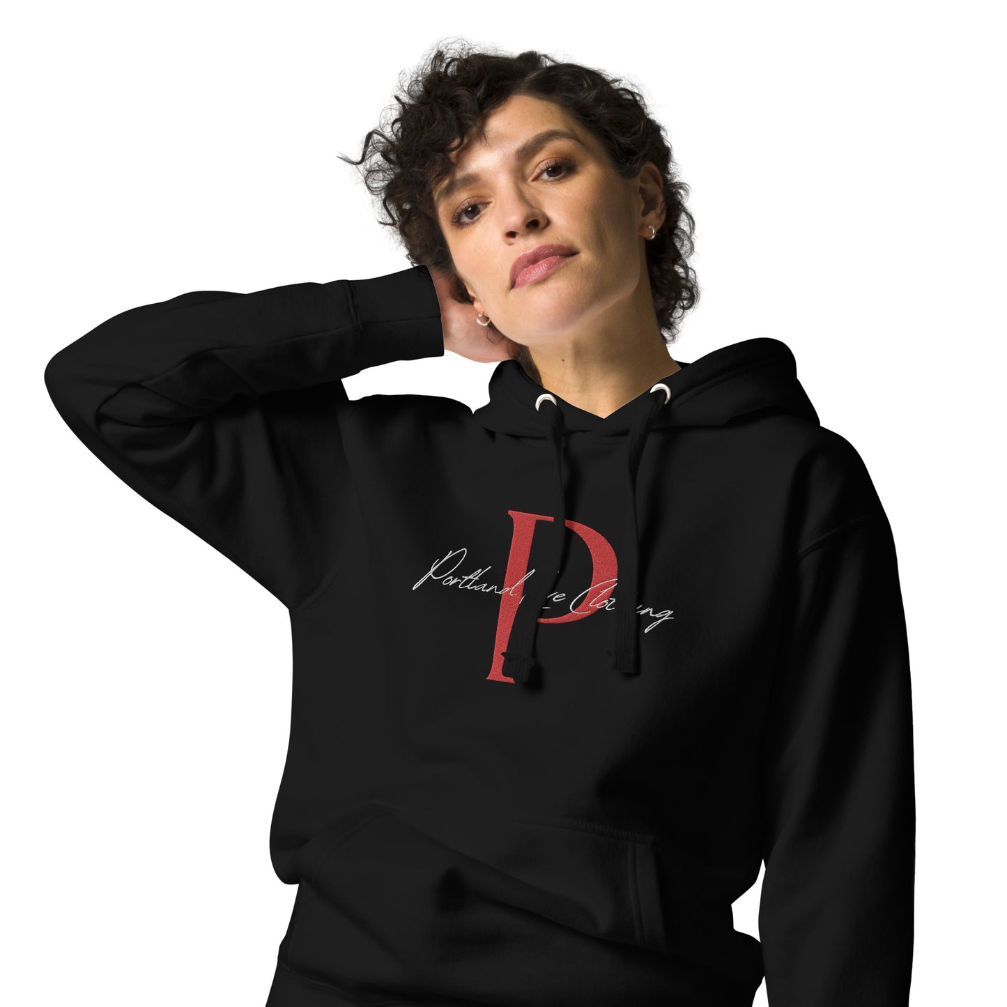Portland Love "P" Embroidered Unisex Hoodie image 1