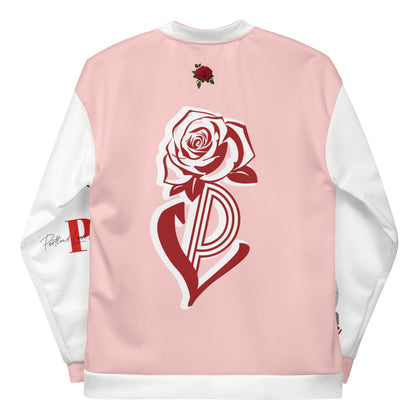 Portland Love Logo PL-Rose Bomber Jacket (Pink) image 5