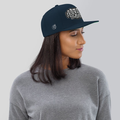 Culture Street Silver Snapback Hat image 3