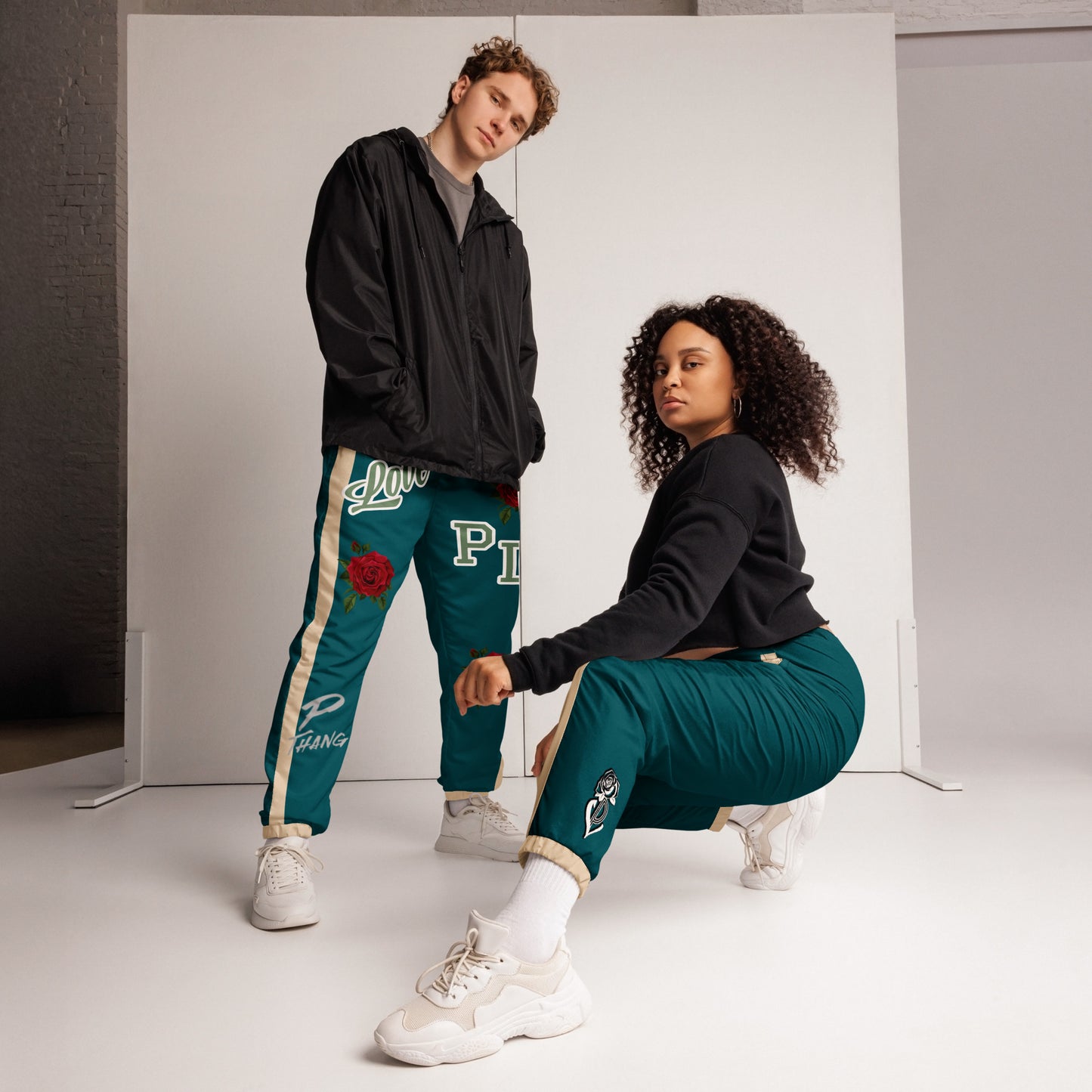 Portland Love Sherpa Logo Unisex Track Pants image 4