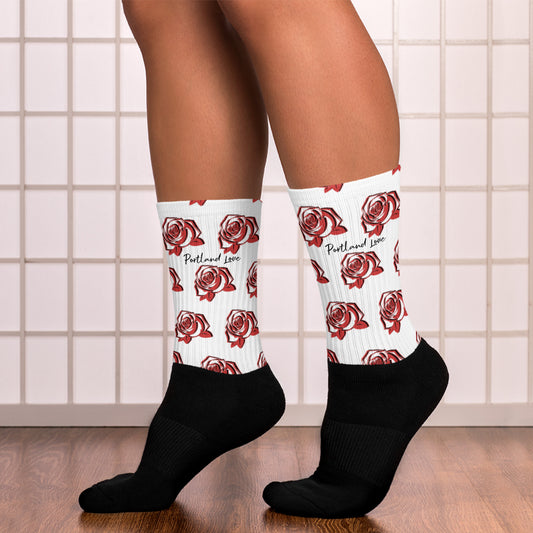 Portland Love Roses Socks image 0
