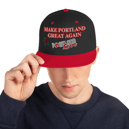 Make Portland Great Again Snapback Hat image 0