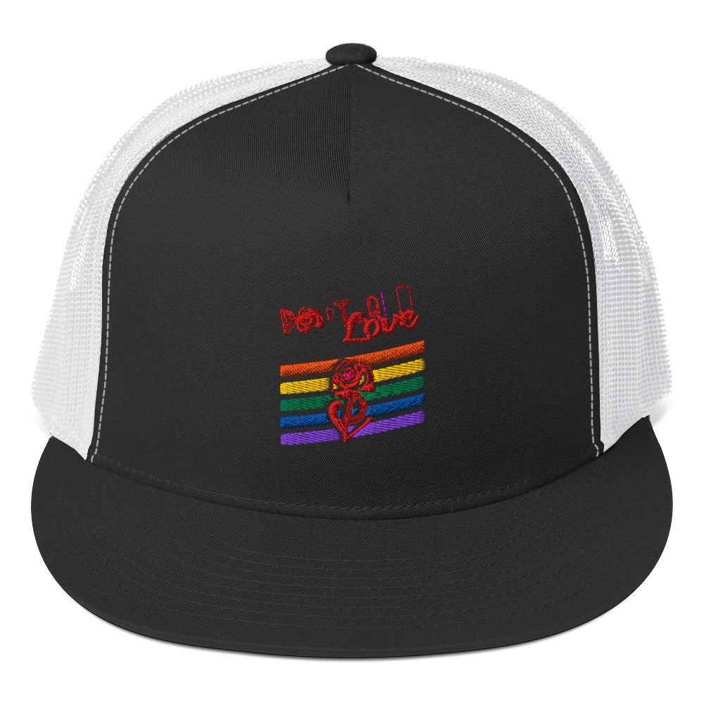 Portland Love Rainbow Trucker Cap image 2