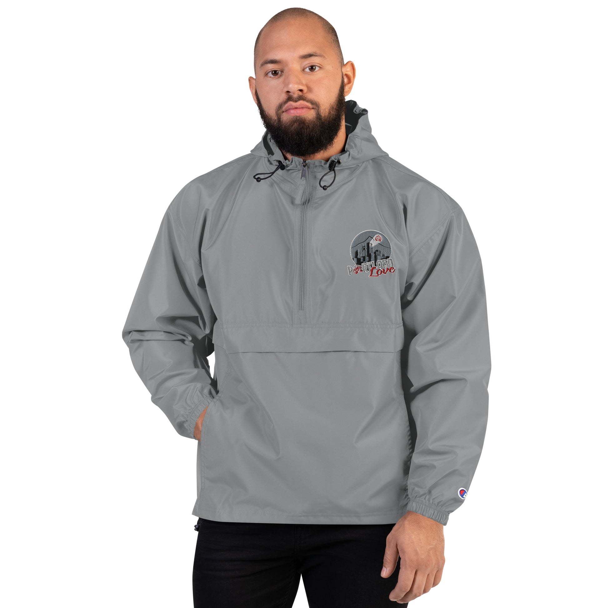 Port-Man Embroidered Champion Packable Jacket image 9