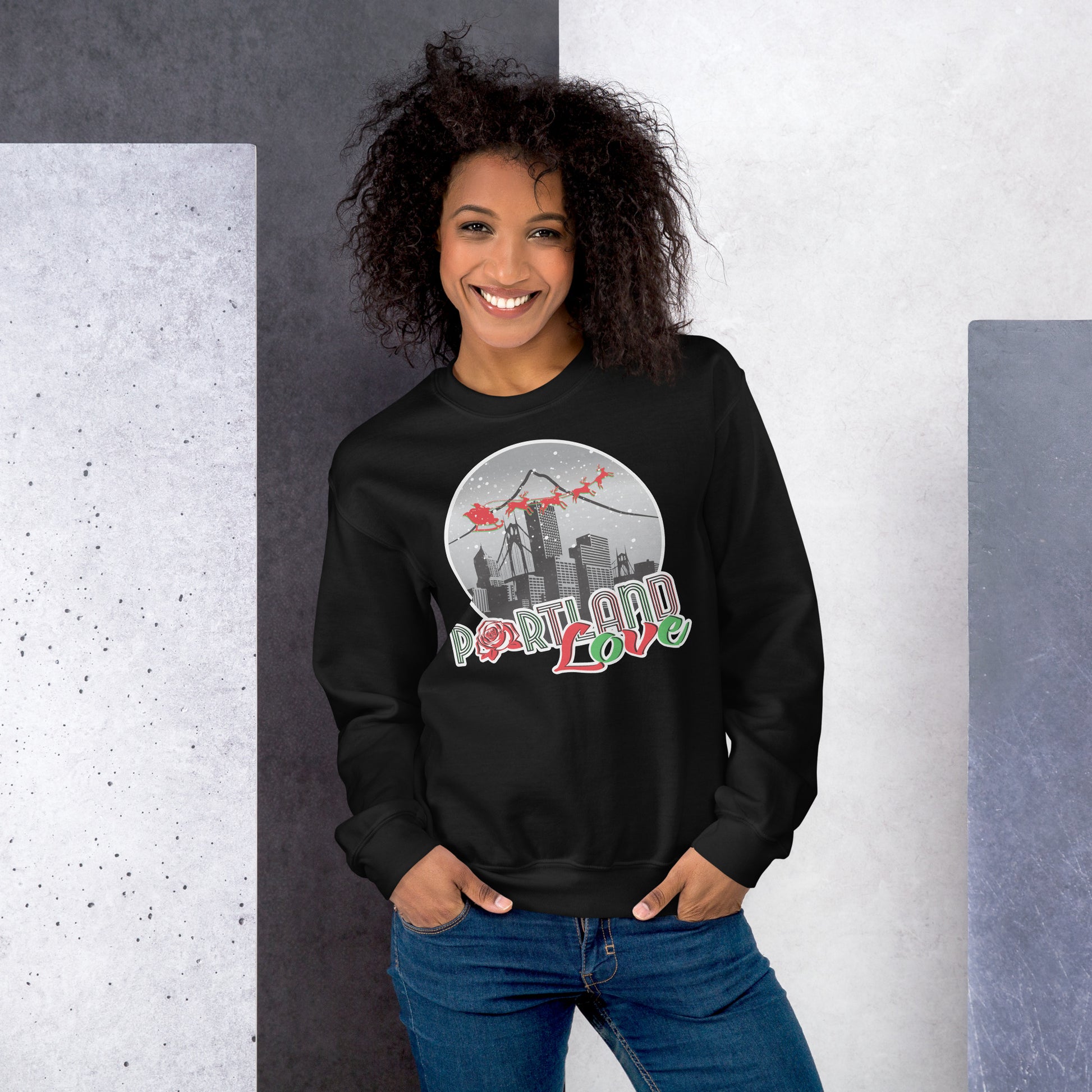 Port-Man Christmas Unisex Sweatshirt image 2