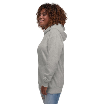 Block Style Royal/White Embroidered Unisex Hoodie image 39