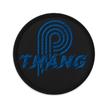 P-Thang Royal Embroidered Black Patch image 0