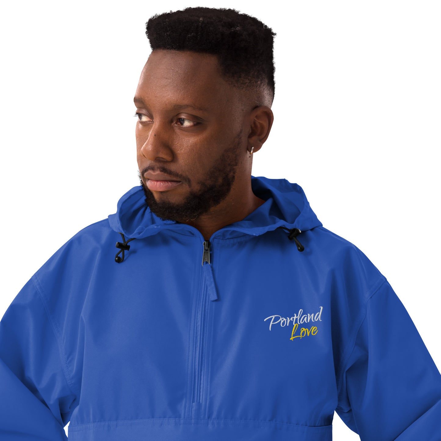 Portland Love (Yellow) Embroidered Champion Packable Jacket image 17