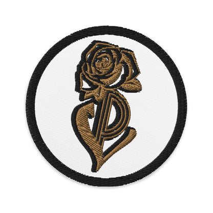 PL Rose Gold/Black Embroidered Patch image 1