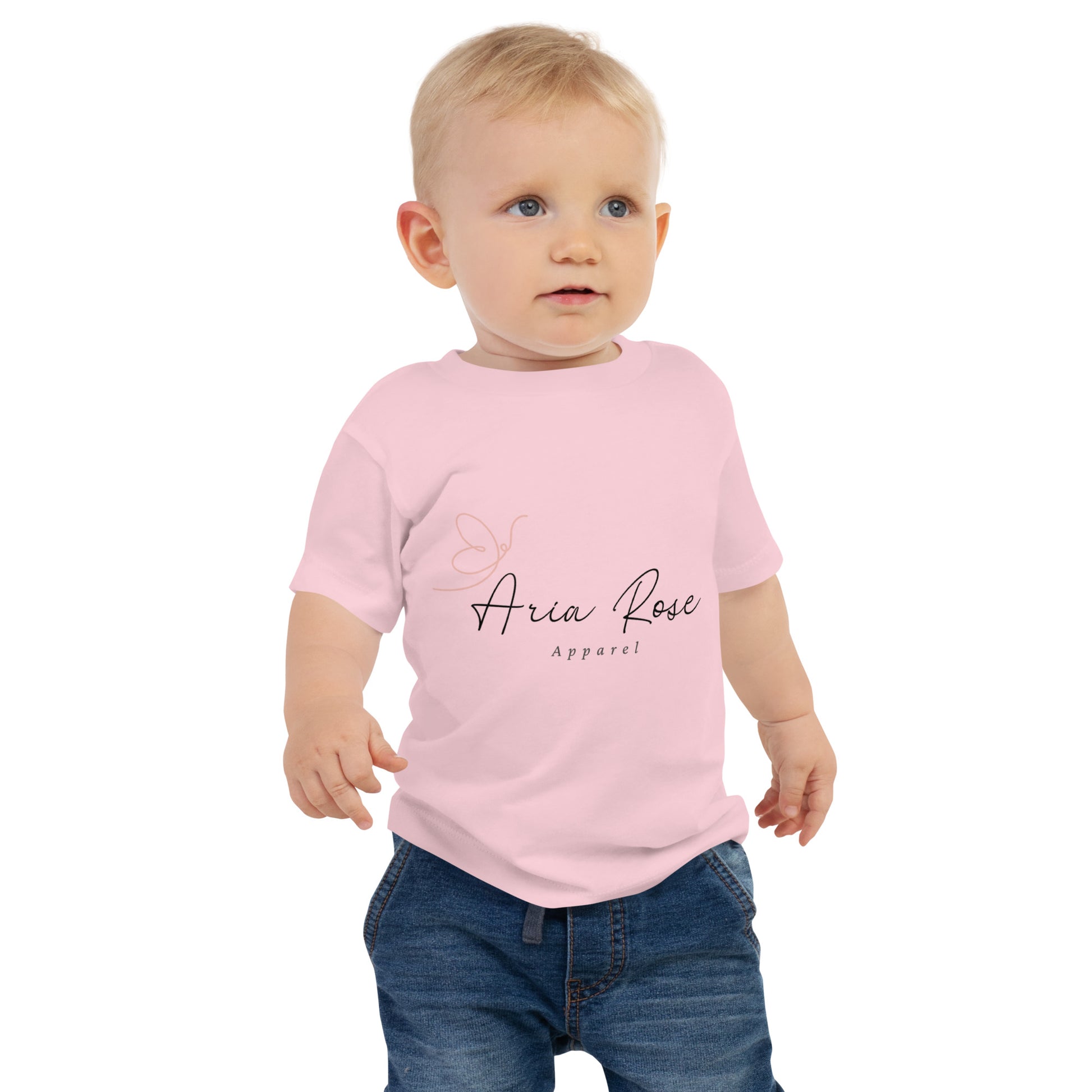 Aria Rose Love Baby Jersey Short Sleeve Tee image 3