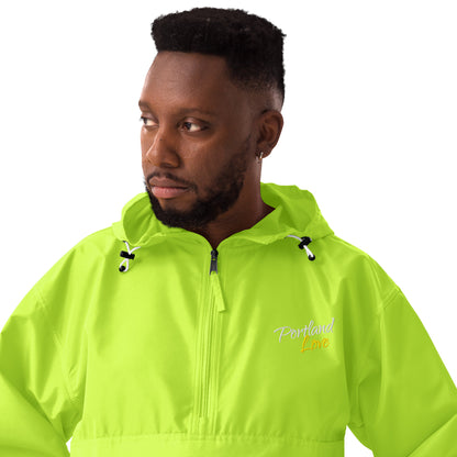 Portland Love (Yellow) Embroidered Champion Packable Jacket image 29