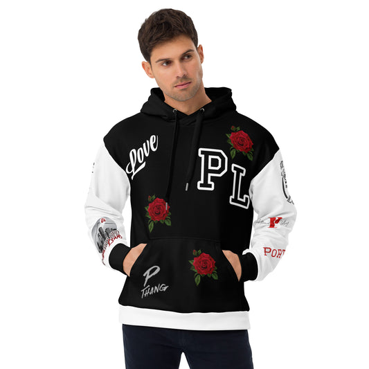 Portland Love Logo Print Unisex Hoodie image 0