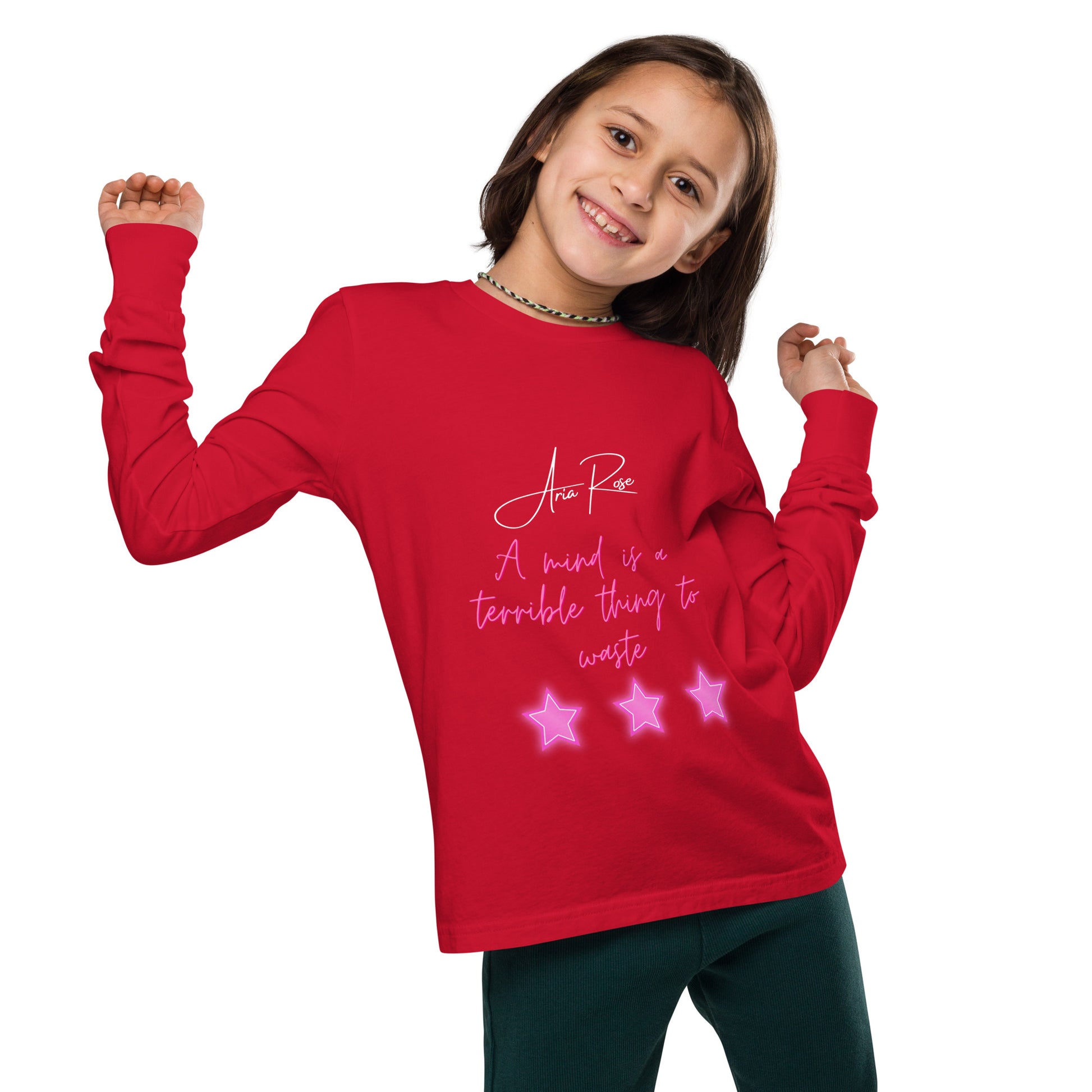 Aria Rose Pretty Youth Long Sleeve Tee image 6