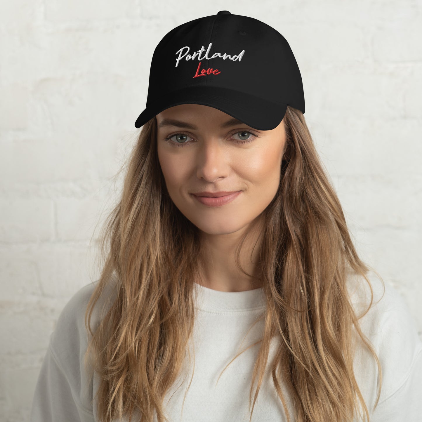 Portland Love Black Marble Dad Hat image 3