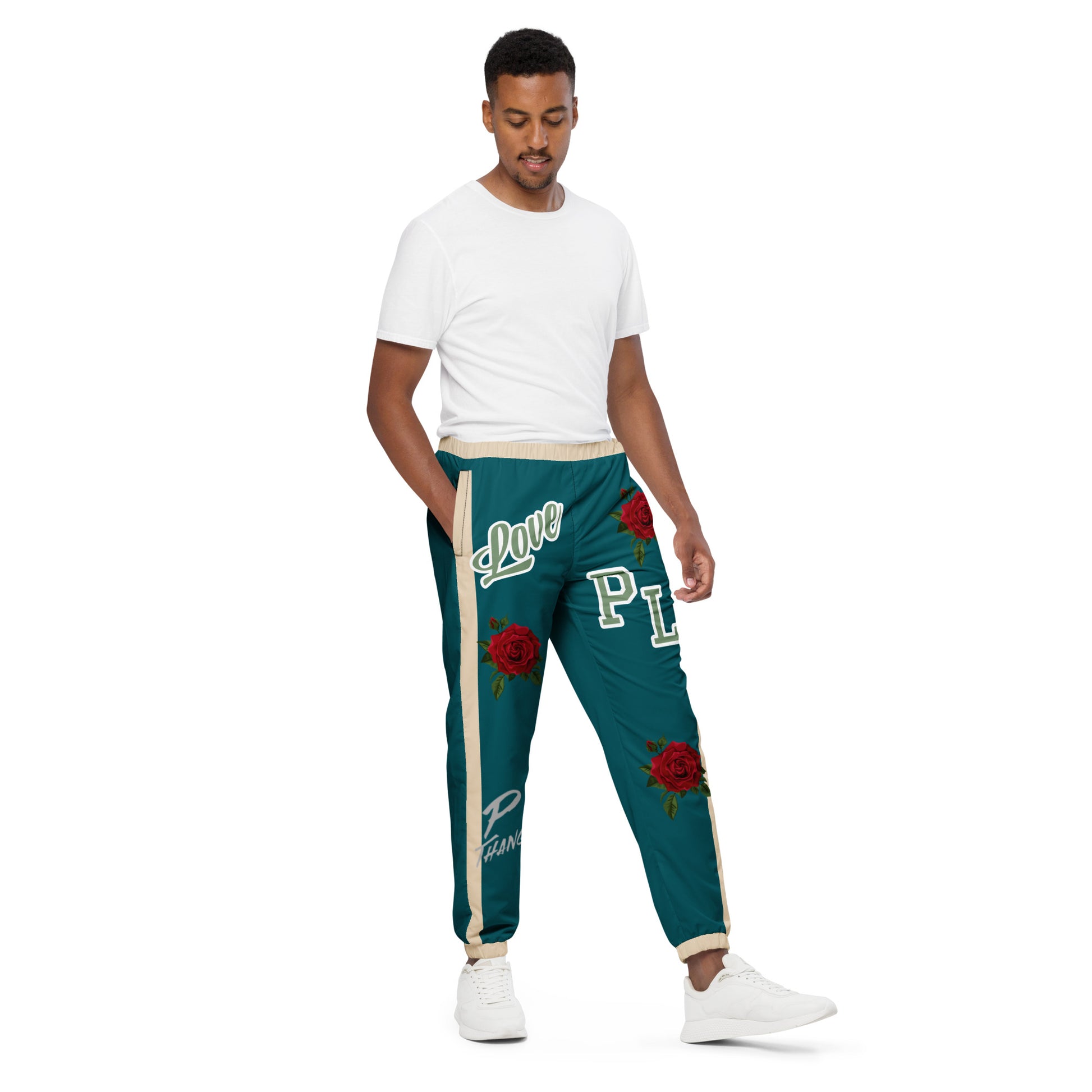 Portland Love Sherpa Logo Unisex Track Pants image 1