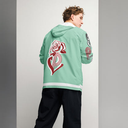 Portland Love Logos Vista Blue Men’s Windbreaker image 13