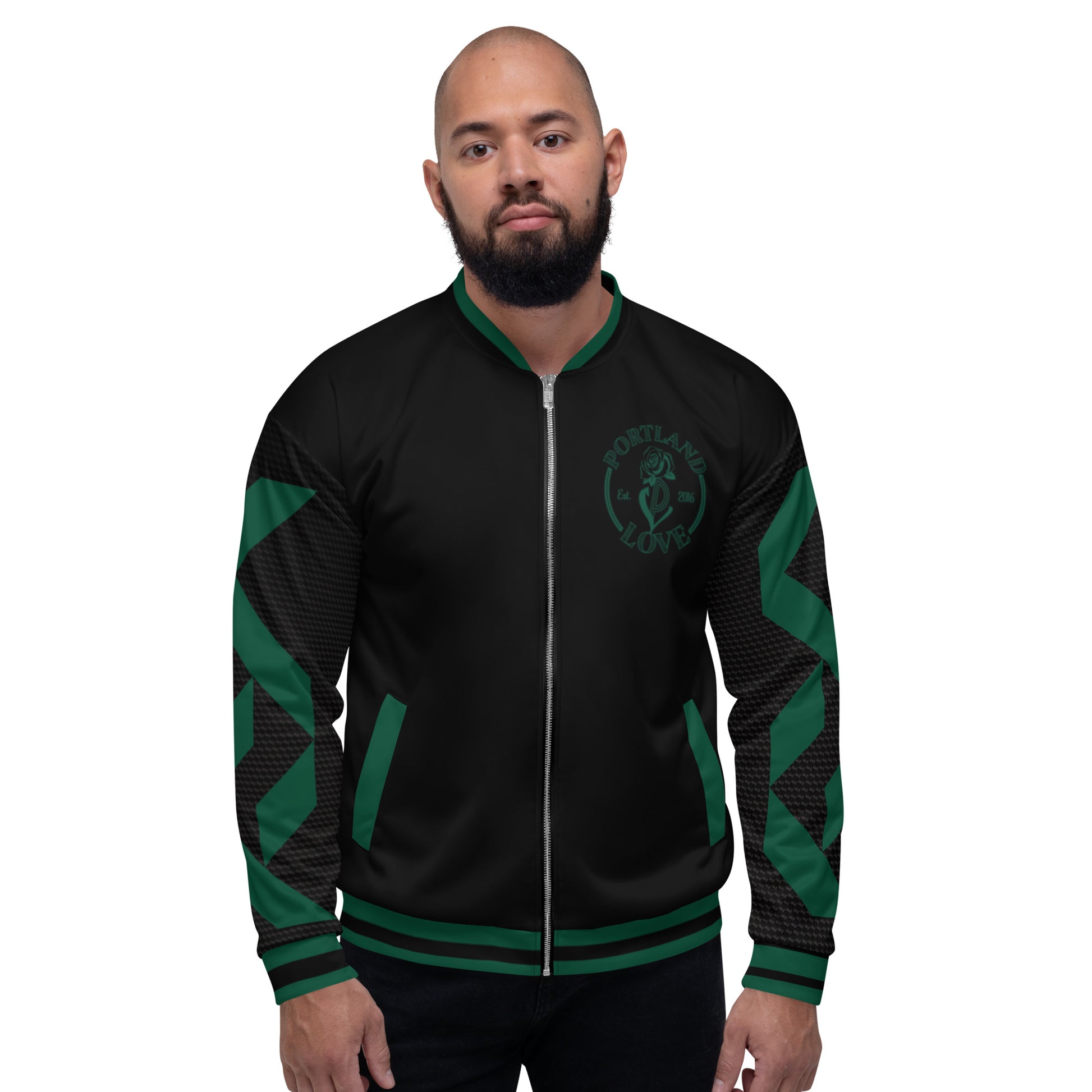 Oregon Green Unisex Bomber Jacket image 3