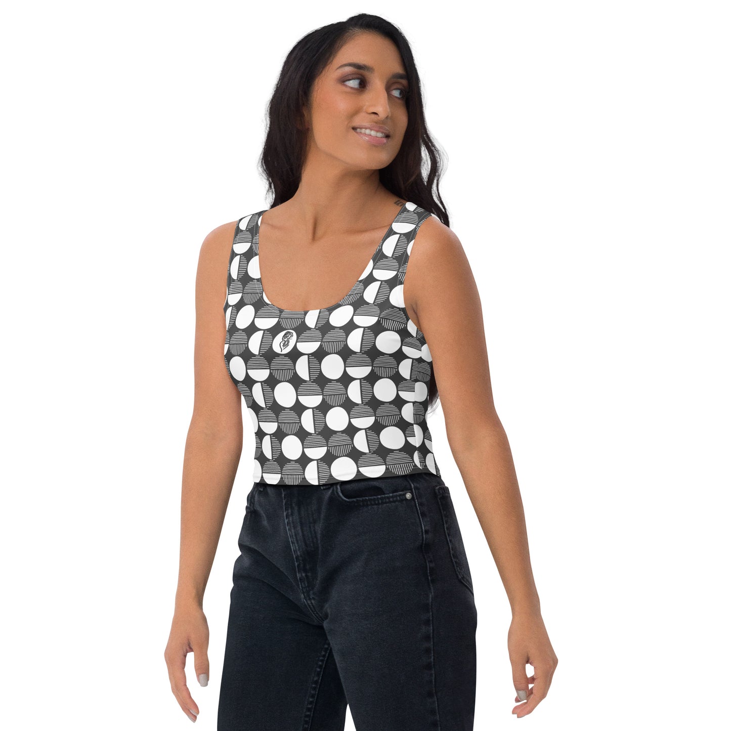 PL Rose Polka Dot Crop Top image 3