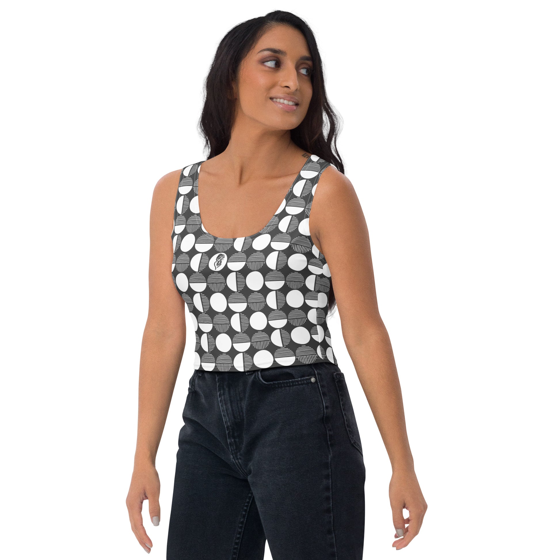PL Rose Polka Dot Crop Top image 3