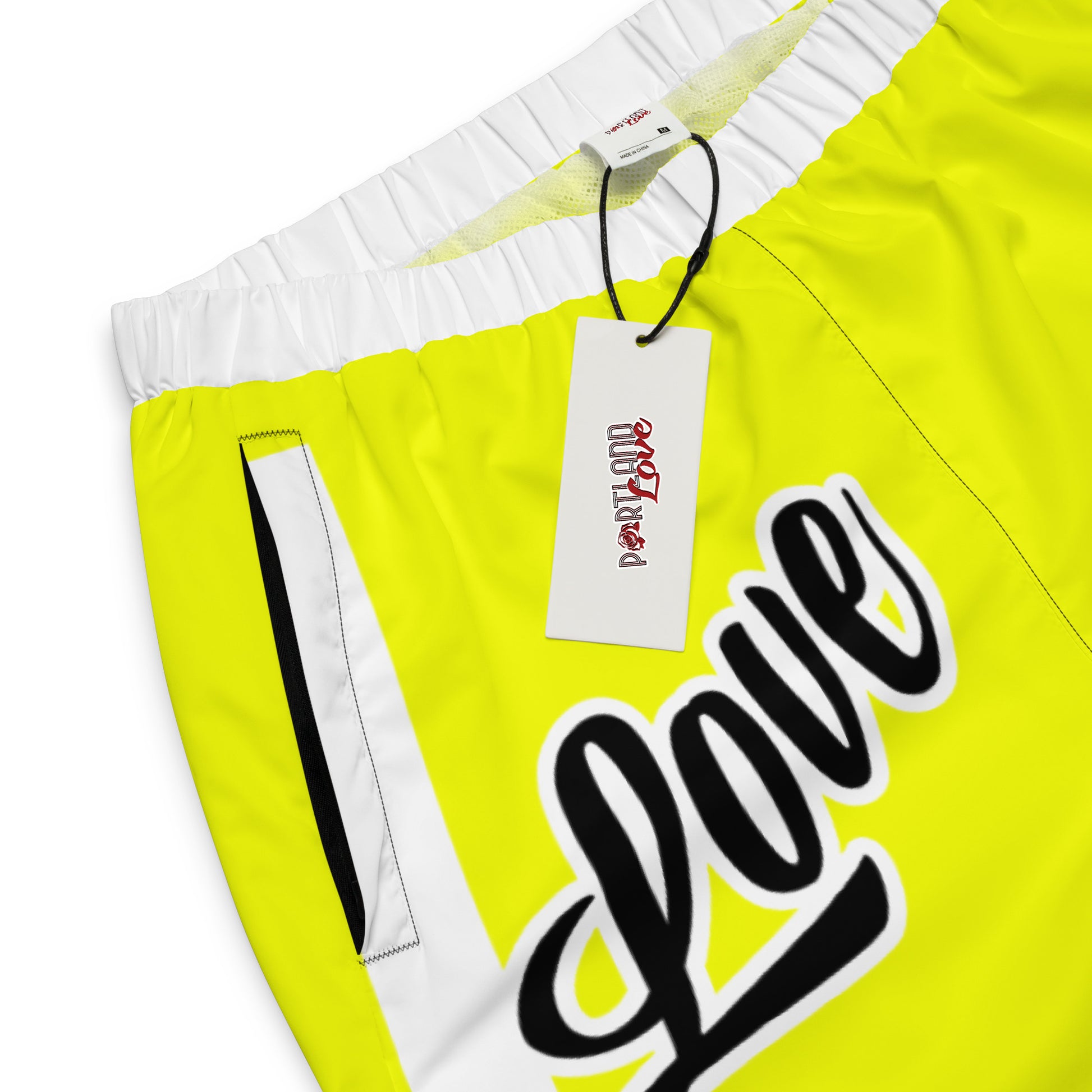 Portland Love Logos Canary Unisex Track Pants image 4