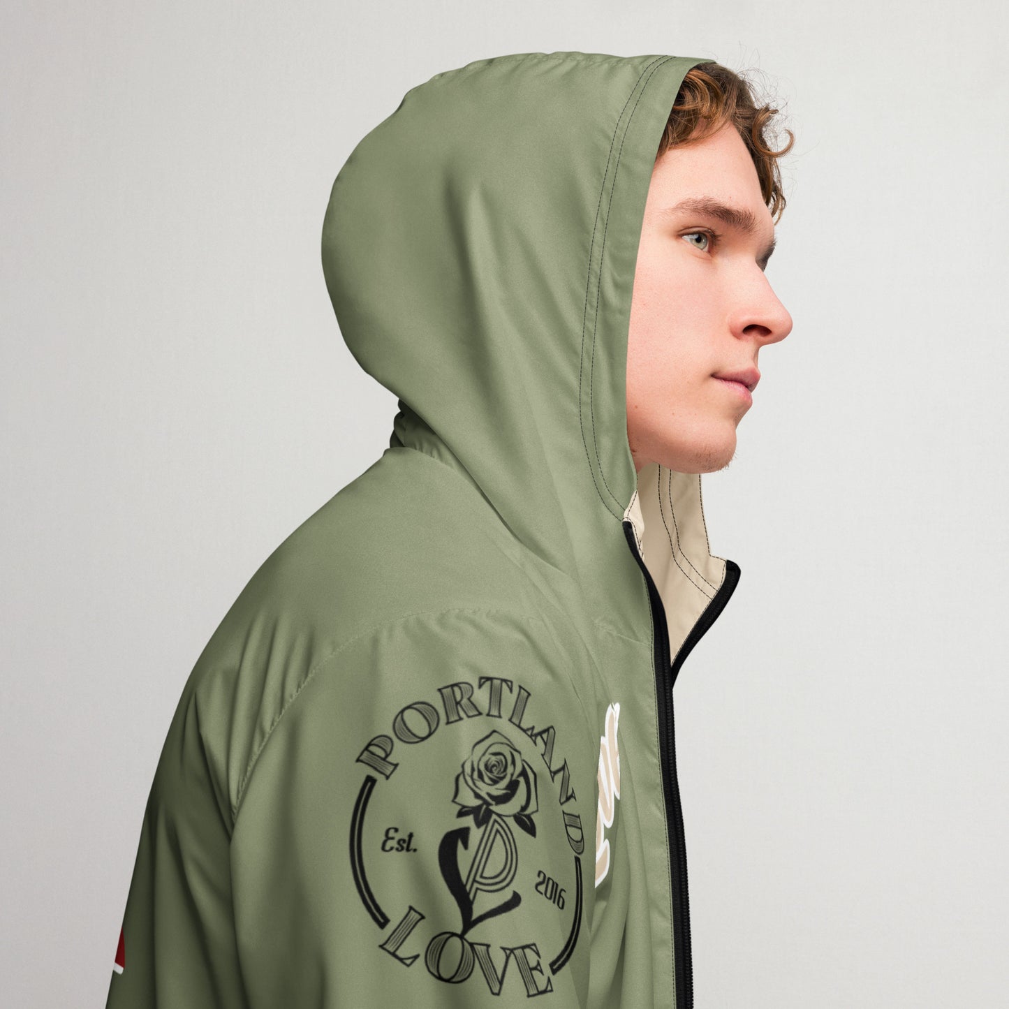 Portland Love Finch Logo Men’s Windbreaker image 5