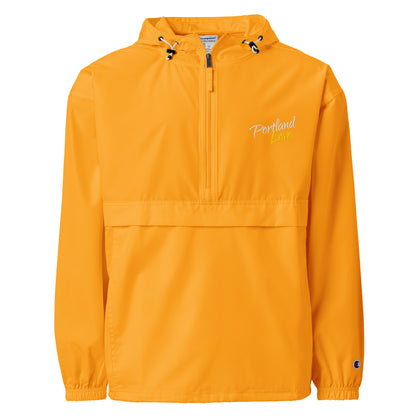 Portland Love (Yellow) Embroidered Champion Packable Jacket image 10