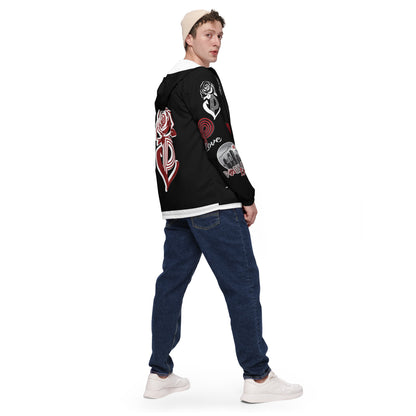 Portland Love Black Logo Men’s Windbreaker  image 1