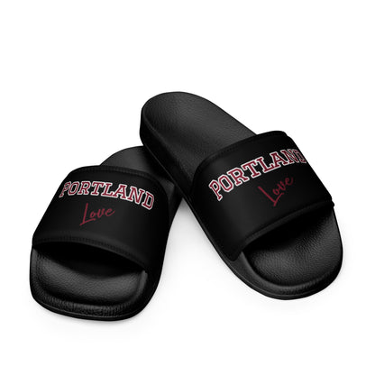 Block Style Burgundy Men’s Slides Inverted image 2